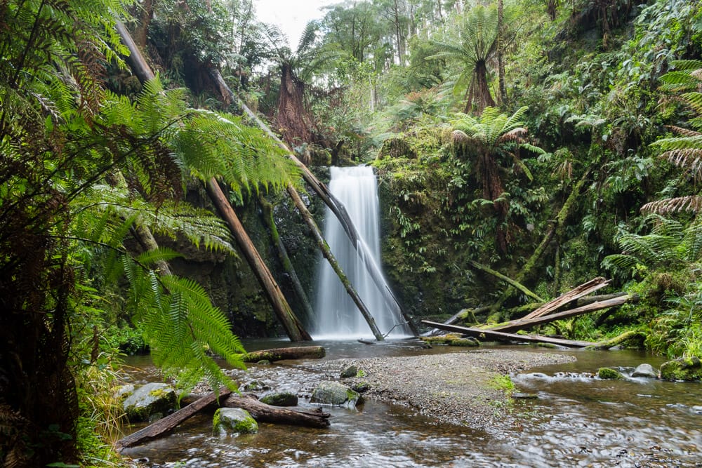 Landscape photo of Marriners Falls flowing