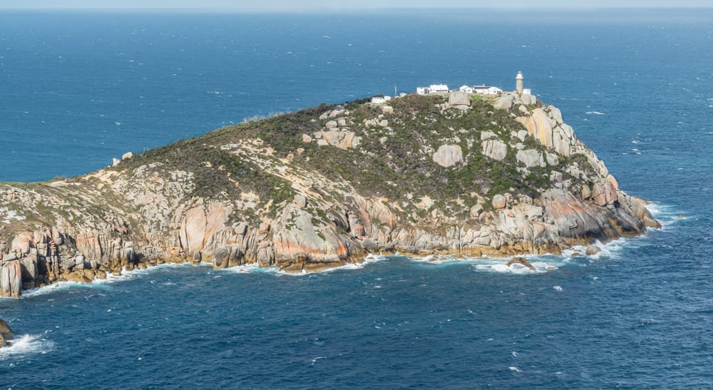 Wilsons Promontory Lighthouse at the point of the peninsula