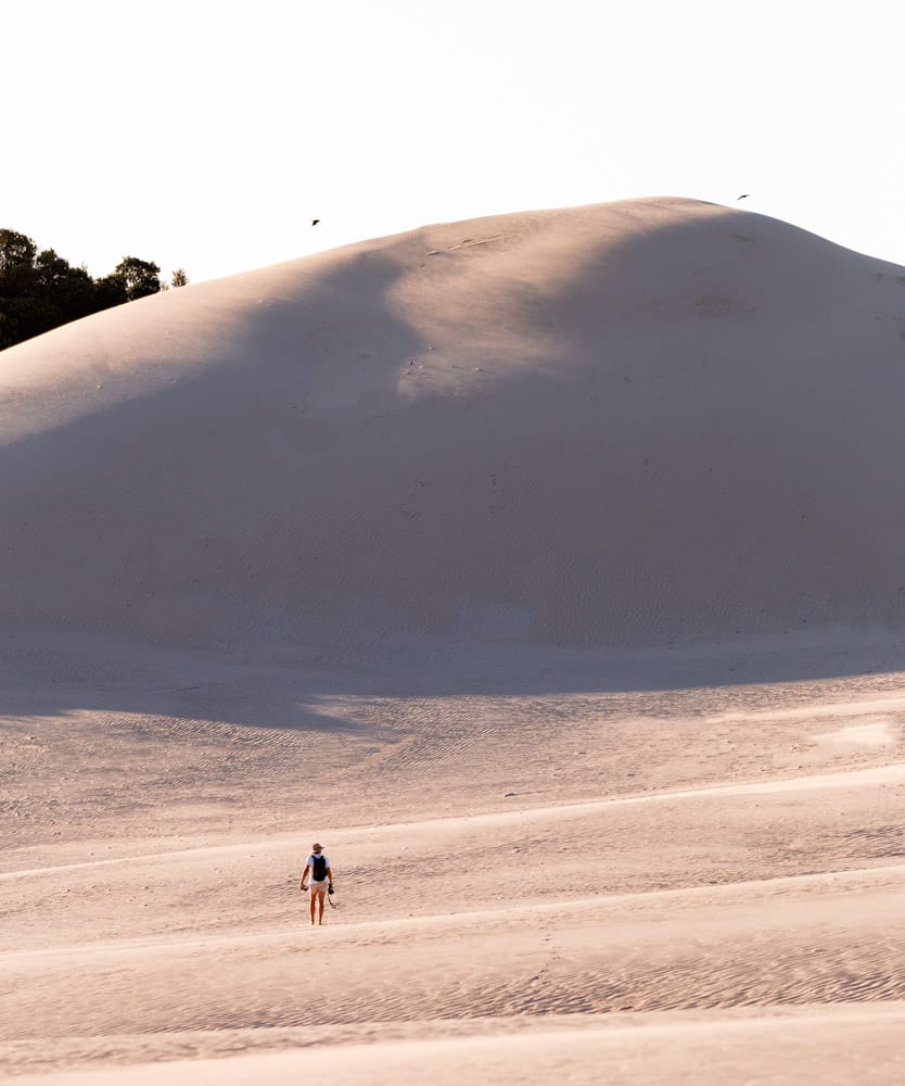 The Big Drift sand dunes