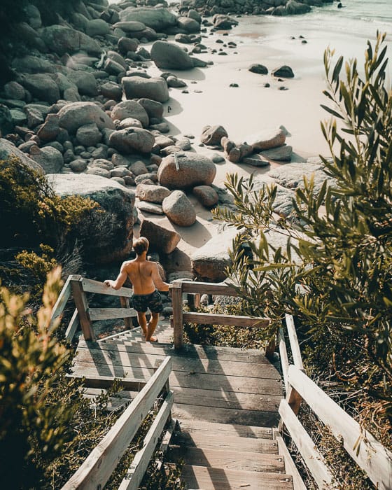 Fairy Cove stairs