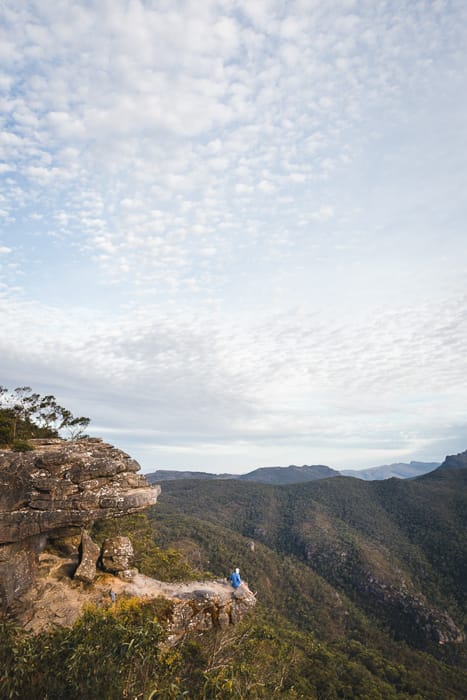 The Balconies Lookout point in the Grampians