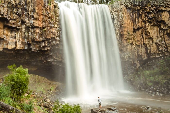 Trentham Falls heavy flow