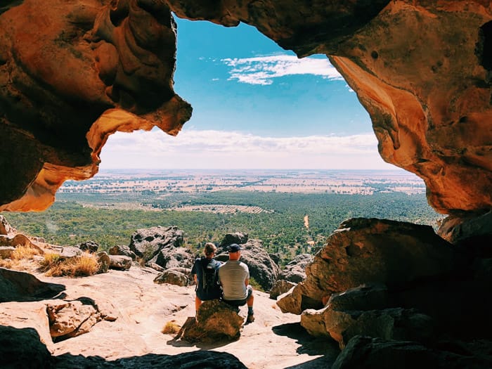 Hollow Mountain Cave in Grampians